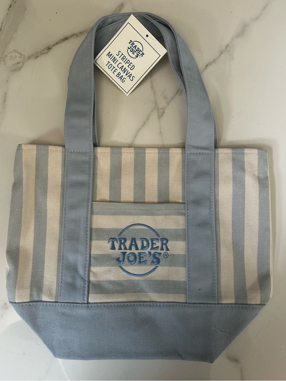 Trader Joe's Striped Tote Bag